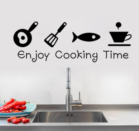 Creative DIY Wall Stickers Kitchen Decal Home