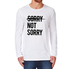 Loo Show Sorry Not Sorry Graphic Long Sleeve