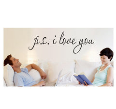 PS I Love You Wall Art Decal Home Decor Famous & Inspirational