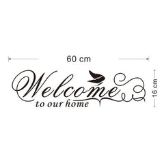 Vinyl Decal Wall Sticker Welcome To Our Home